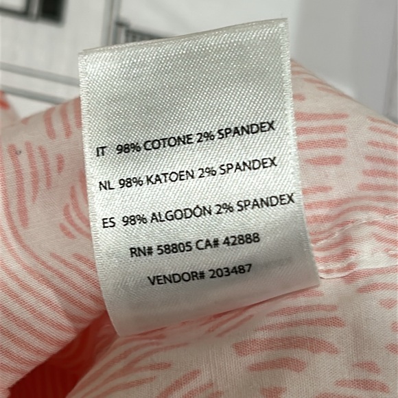 Synrgy Men's stretch Pink Patterned Shirt - Picture 7 of 7